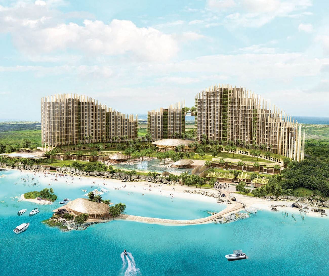 Aerial view of Aruga Resort & Residences — Cebu