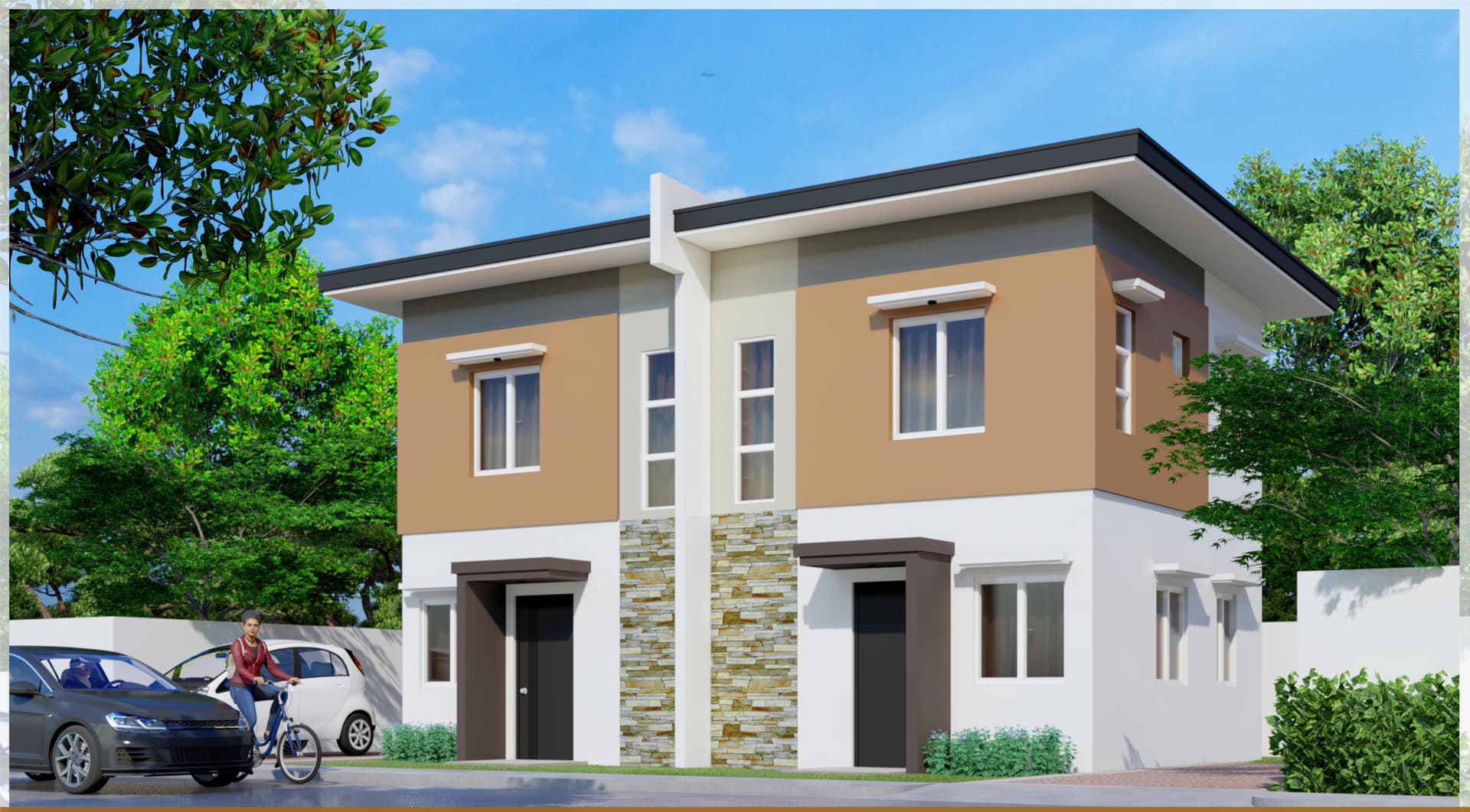 FOR SALE! Pre Selling 3BR Duplex House & Lot  in Dos Hermanas Talisay-AP