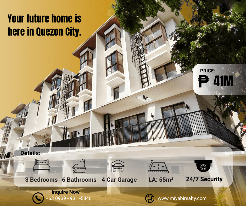 Brand New 41M 5 Storey Compound Townhouse Near Greenhills For Sale in Bagong Lipunan ng Crame Quezon City - LSS