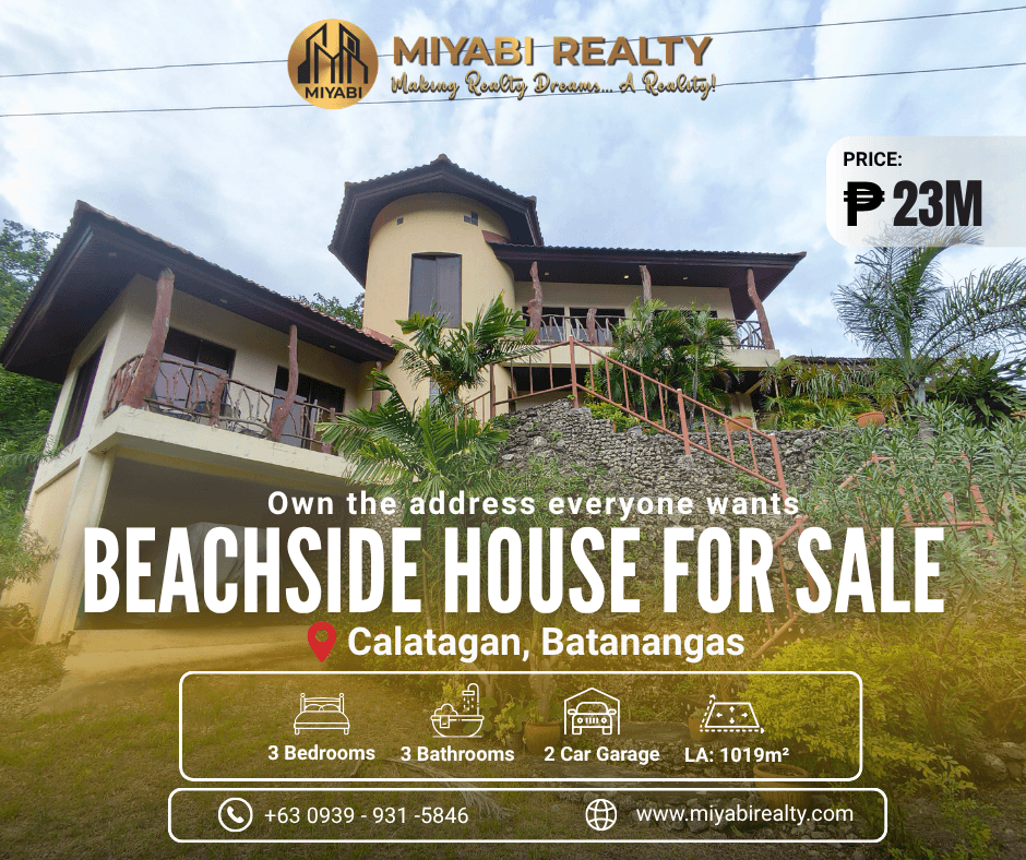 Ready For Occupancy 23M Beachside House & Lot For Sale in Calatagan Batangas - LSS