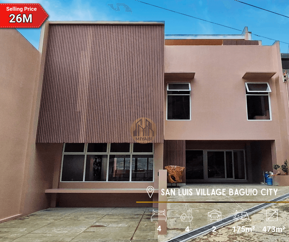 San Luis Village Extension Road | 4BR 473sqm House & Lot for Sale in City of Baguio - LSS