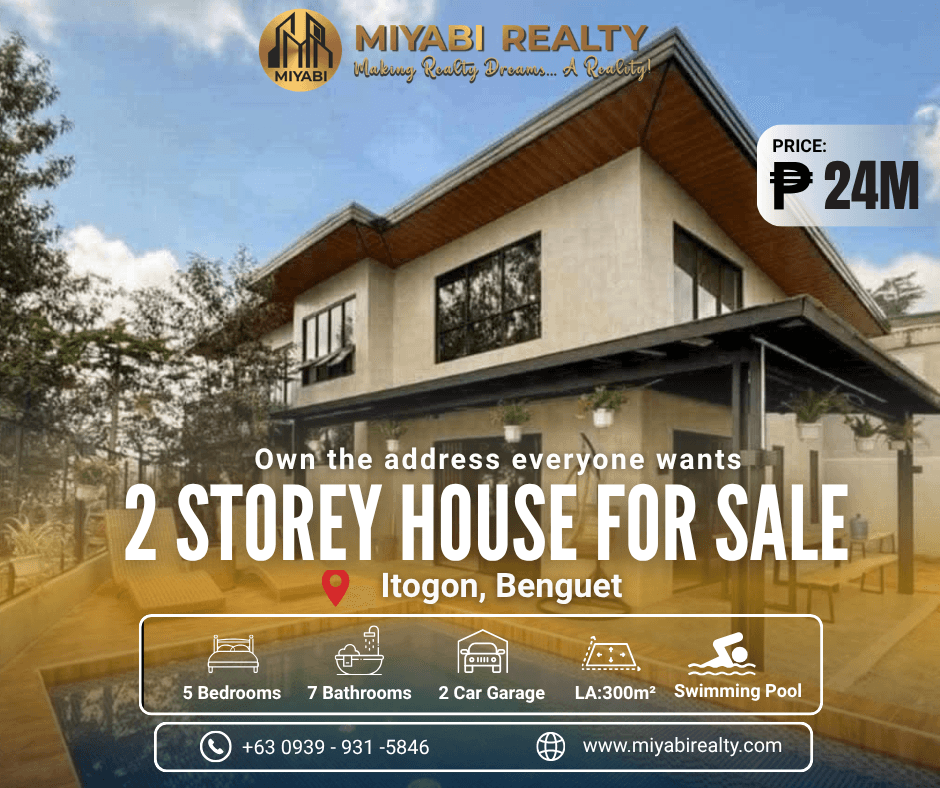 Ready For Occupancy  Income-Generating 5BR House  in Itogon Benguet Near Baguio  For Sale - LSS
