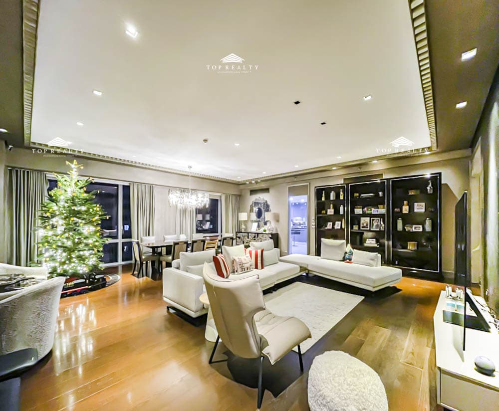 Raffles Residences by Ayala | Fully Furnished 4 Bedroom 4BR Penthouse Condo for Sale in San Lorenzo, Makati City