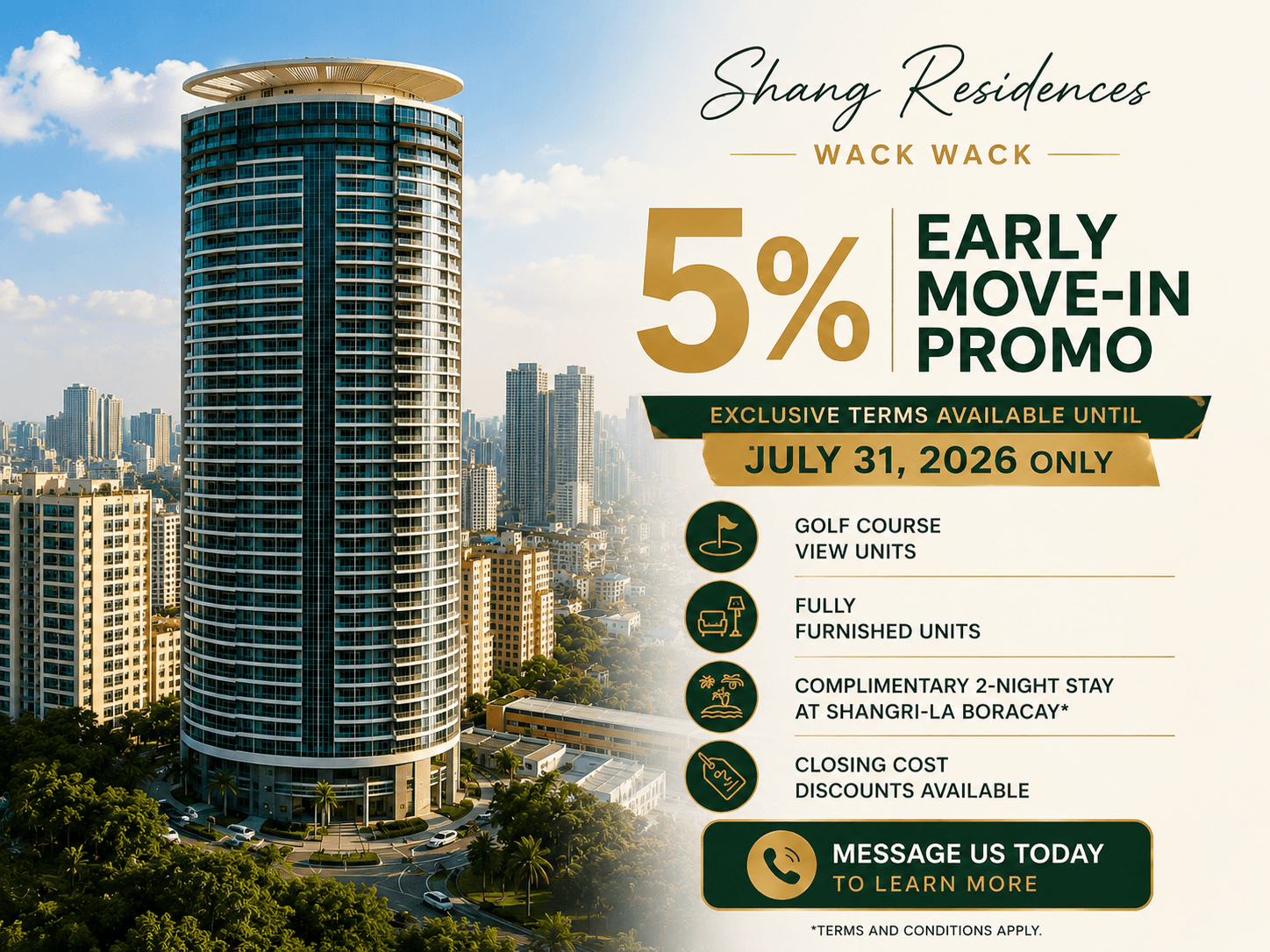 Shang Residences Wack Wack | 3BR 231.16sqm Condo for Sale in City of Mandaluyong