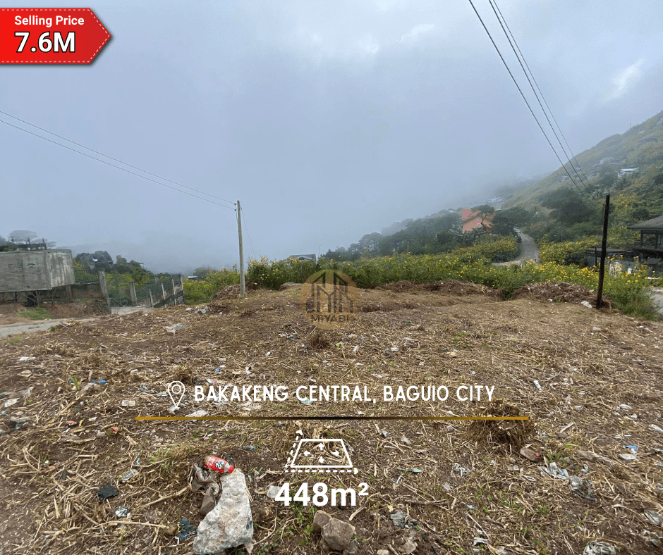 7.6M Overlooking Corner Lot For Sale in Bakakeng Central Baguio City - LSS