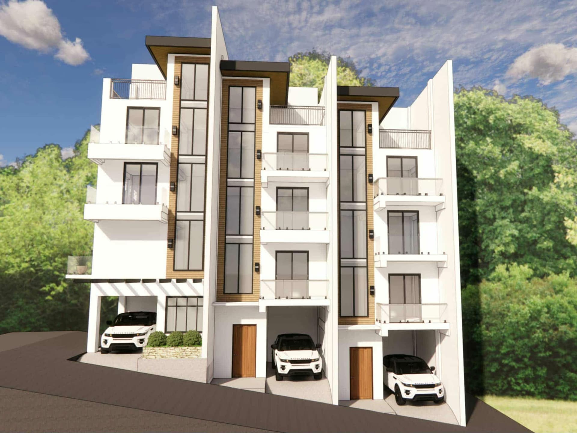 4.6M Brand New 4 Storey House & Lot with Roof Deck For Sale in Camp 7 Baguio City - LSS