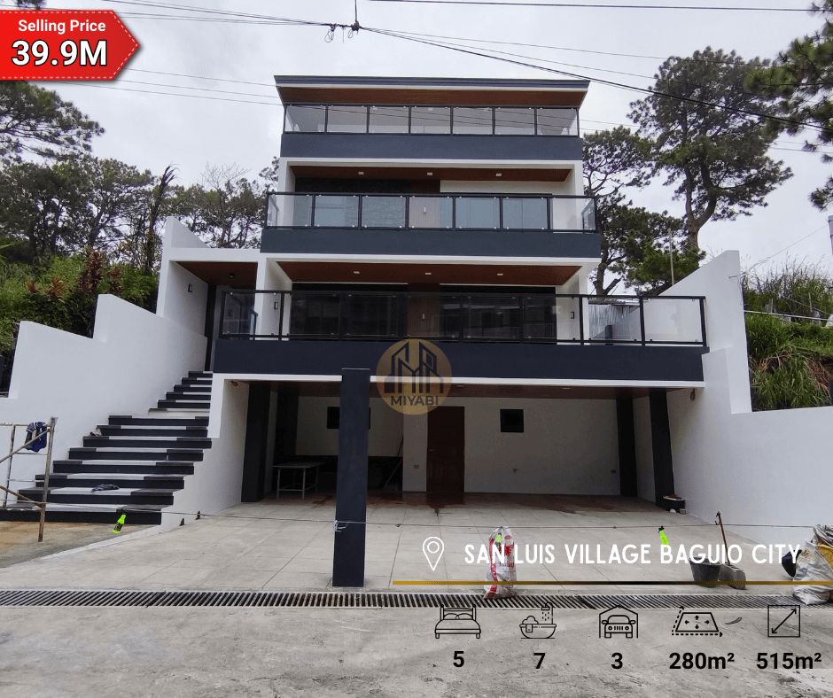 San Luis Village Extension Road | 5BR 515sqm House & Lot for Sale in City of Baguio - LSS