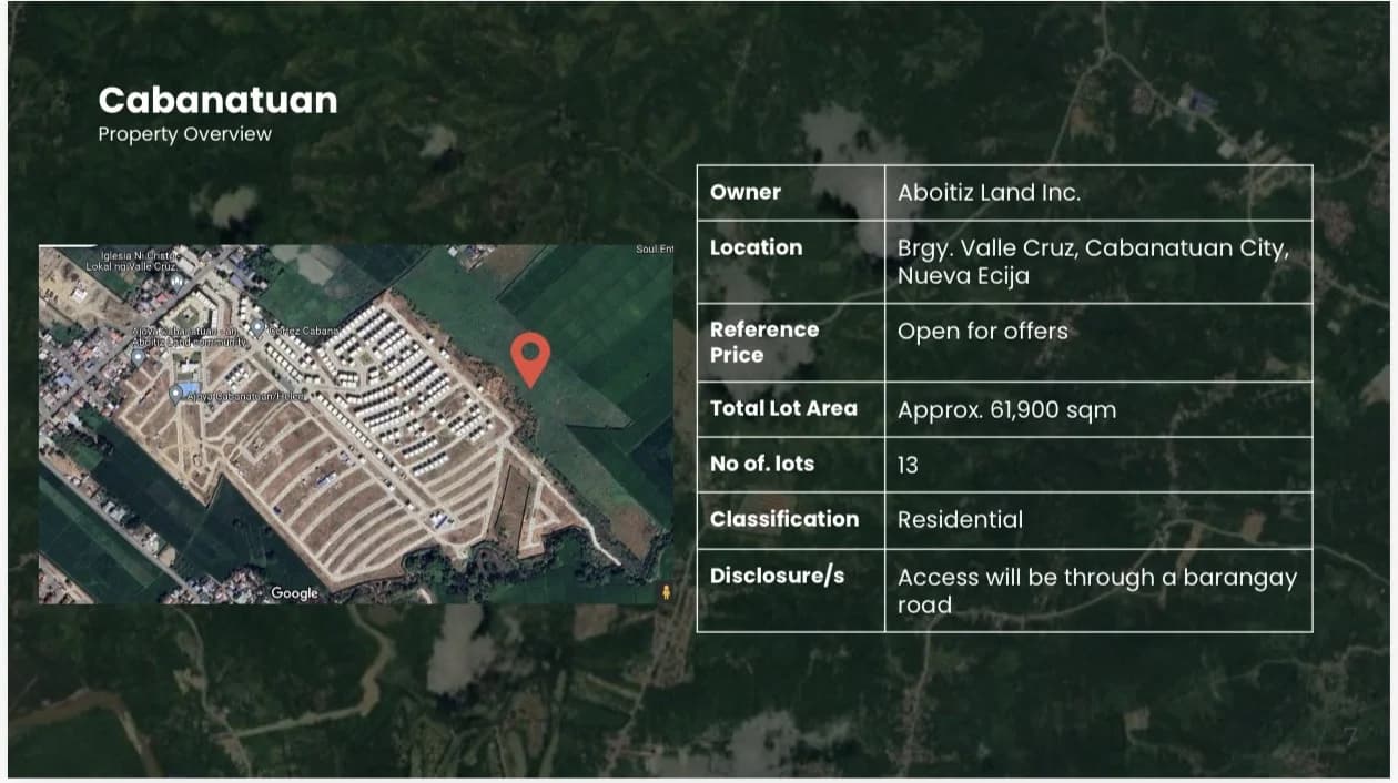 Vacant Lot Brgy Valle Cruz Cabanatuan City | Lot for Sale in Nueva Ecija