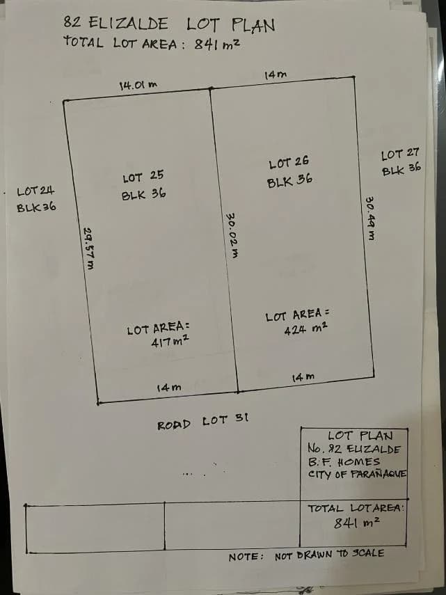 Bf Homes Paranaque Residential/commercial Lot | Lot for Sale in Parañaque City