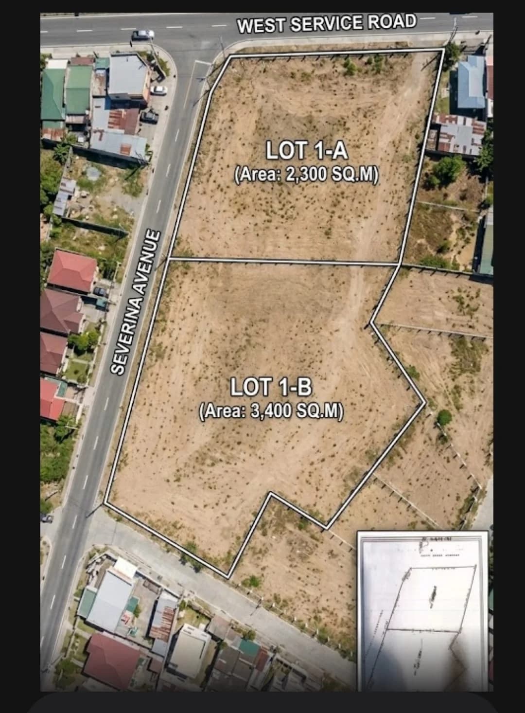 Sucat 5,700 Sqm Commercial Corner Lot - West Service Road Cor. Severina Avenue | Lot for Sale in Parañaque City