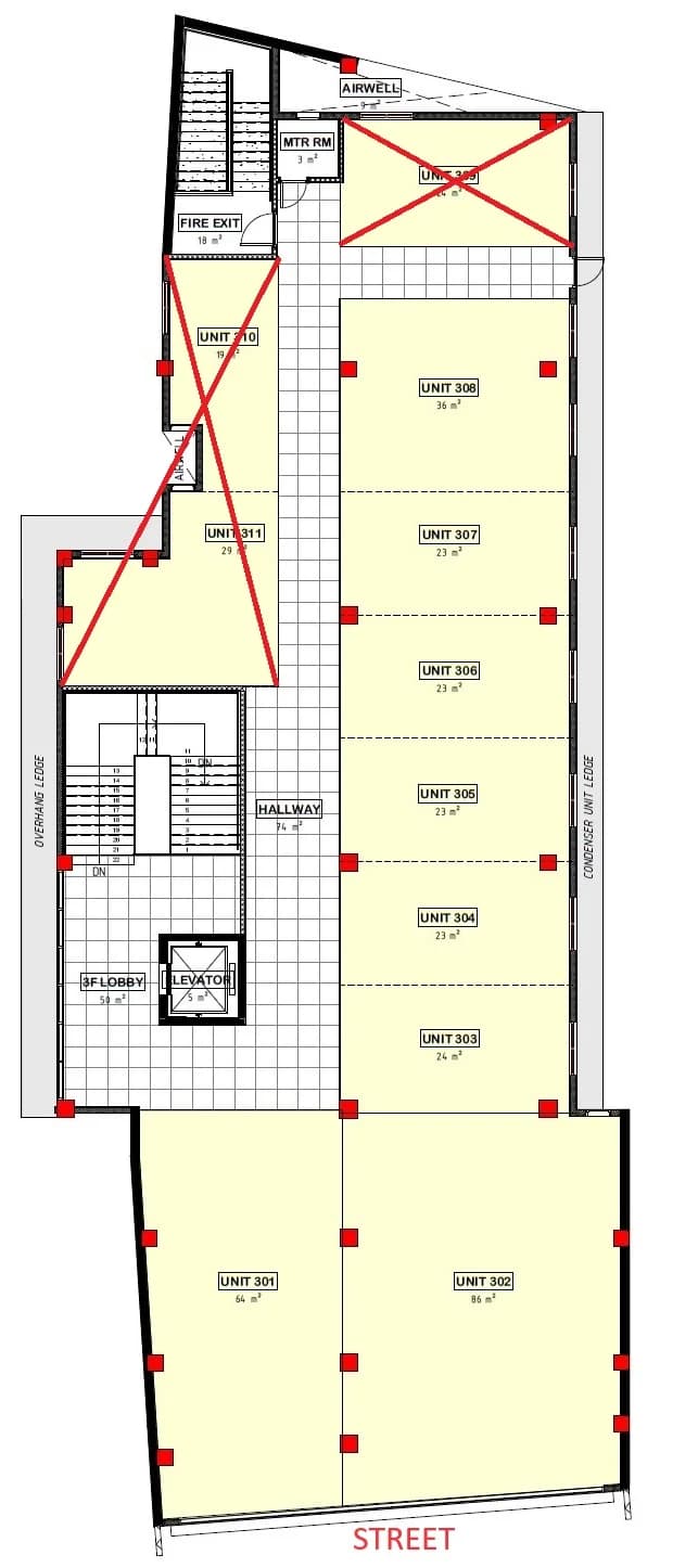 Industrial Timber Corporation (shaw Bldg) | 86sqm Commercial Space for Rent in Mandaluyong City