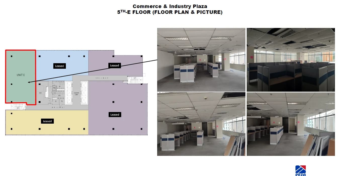 Commerce And Industry Plaza | 243sqm Office Space for Rent in Taguig City