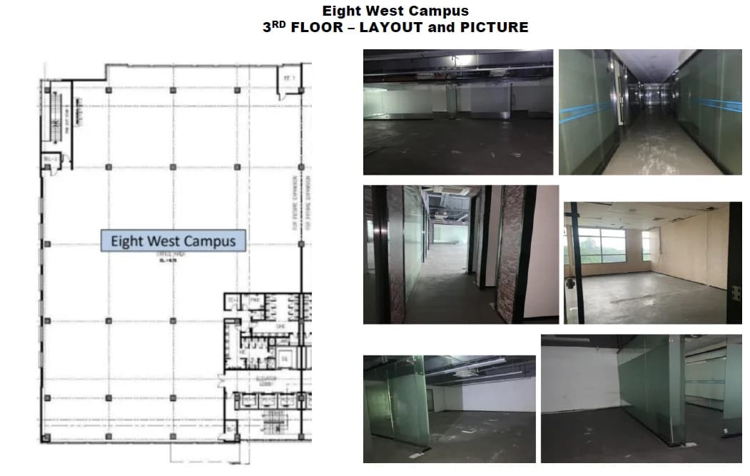 Eight West Campus | 2328sqm Office Space for Rent in Taguig City - Mckinley
