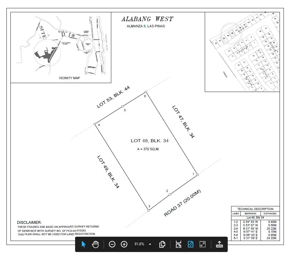 Alabang West | Lot for Sale in Las Piñas City
