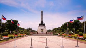Rizal Park in Manila