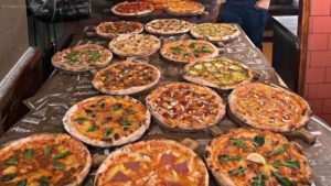 The famous Amare La Cucina Pizza in Baguio.